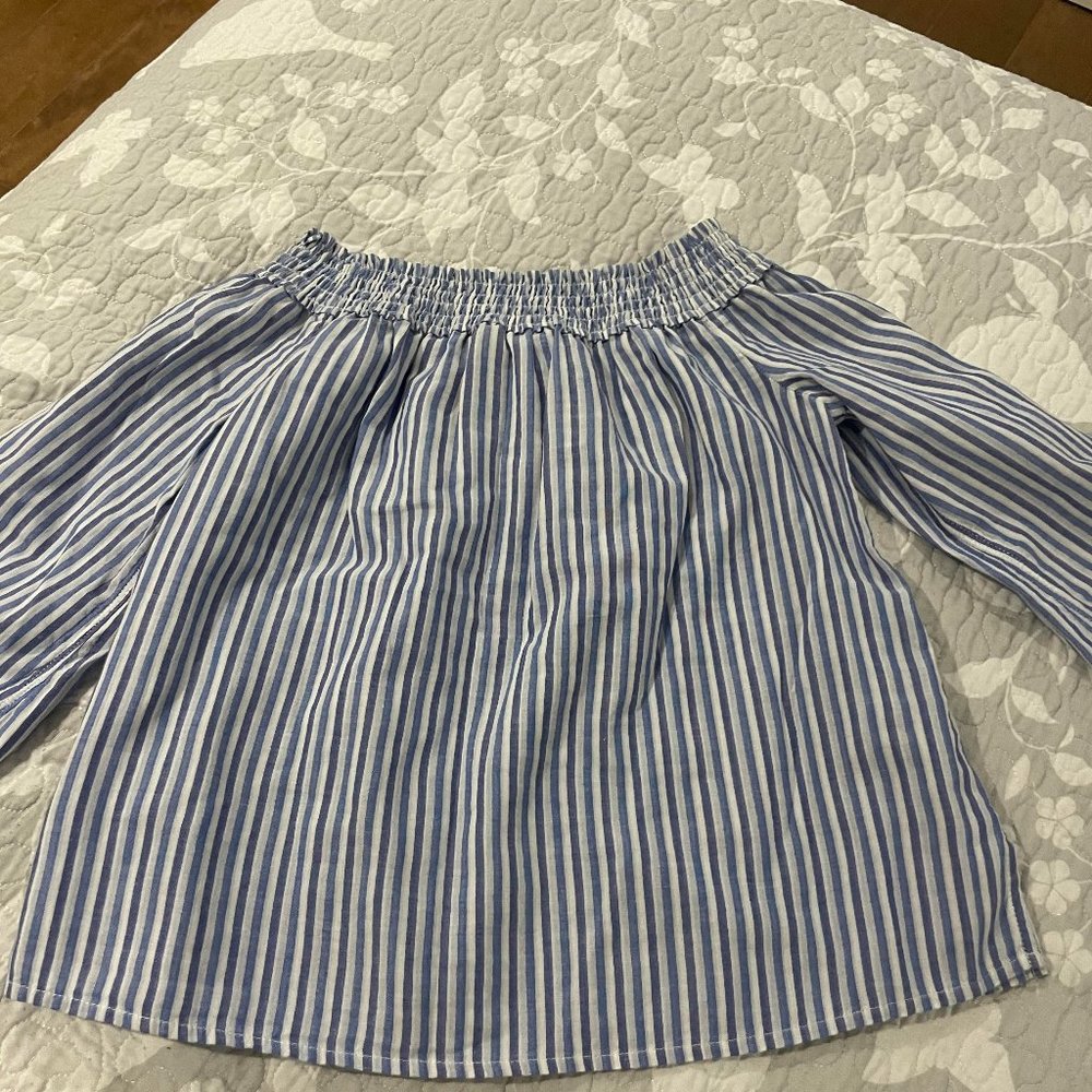 strip off the shoulder blouse